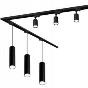 3m track kit + 3x pendant lamp + 3x SuperLED spotlight
