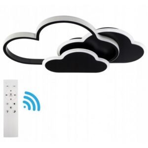 LED Ceiling Lamp Ceiling Chandelier Clouds + Remote Control 20W