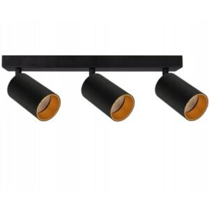 Ceiling lamp, wall lamp, spot, surface-mounted halogen fixture, 3x GU10 led