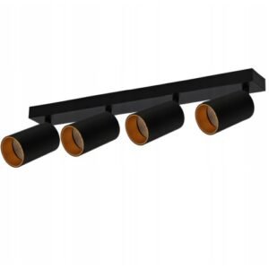 Ceiling lamp rail spot halogen fixture 4x GU10 led