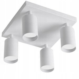 Surface-mounted ceiling lamp 4x GU10 halogen pendant LED